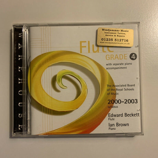 Royal Schools Of Music: Flute Grade 4 2000-2003 Syllabus CD Edward Beckett