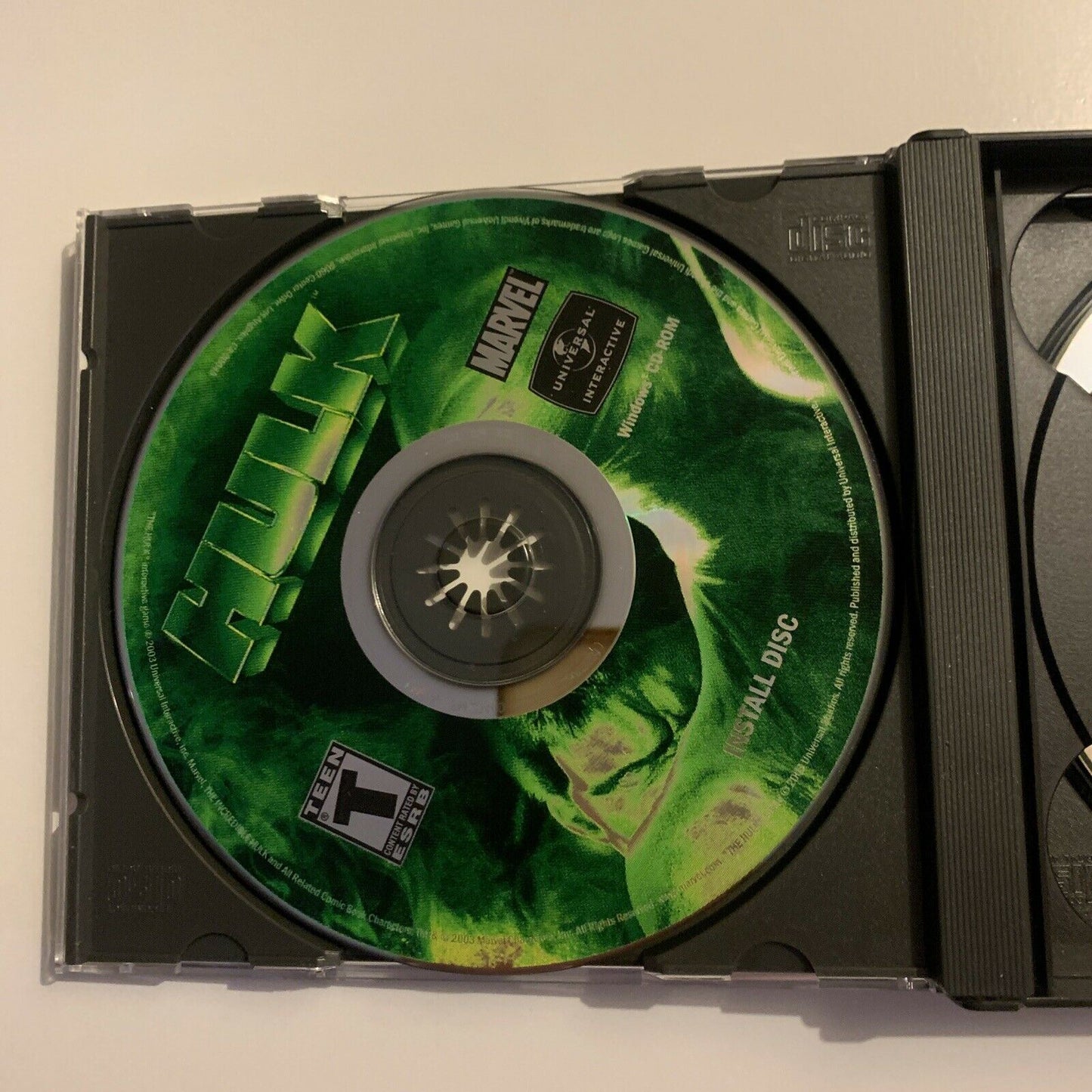 Hulk PC 2003 CDROM  Vintage Game