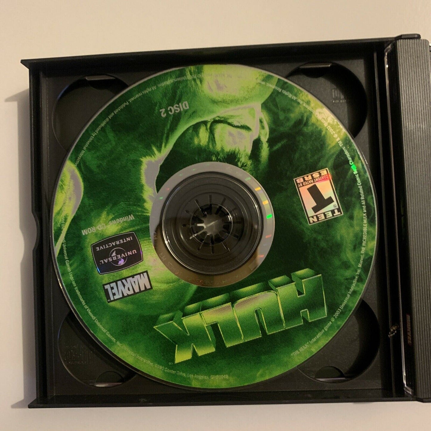 Hulk PC 2003 CDROM  Vintage Game