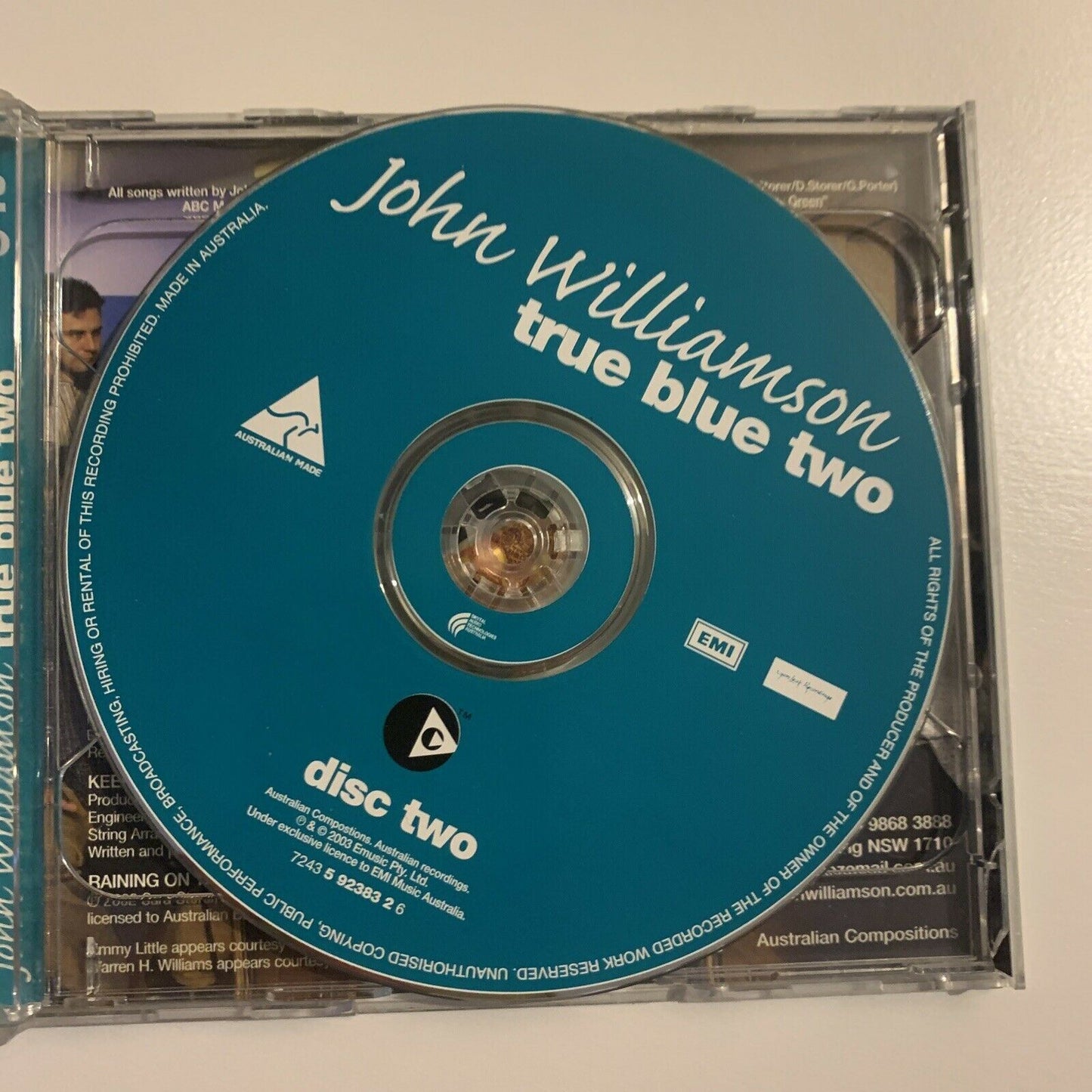 John Williamson True Blue Two (CD, 2003, 2-Disc)