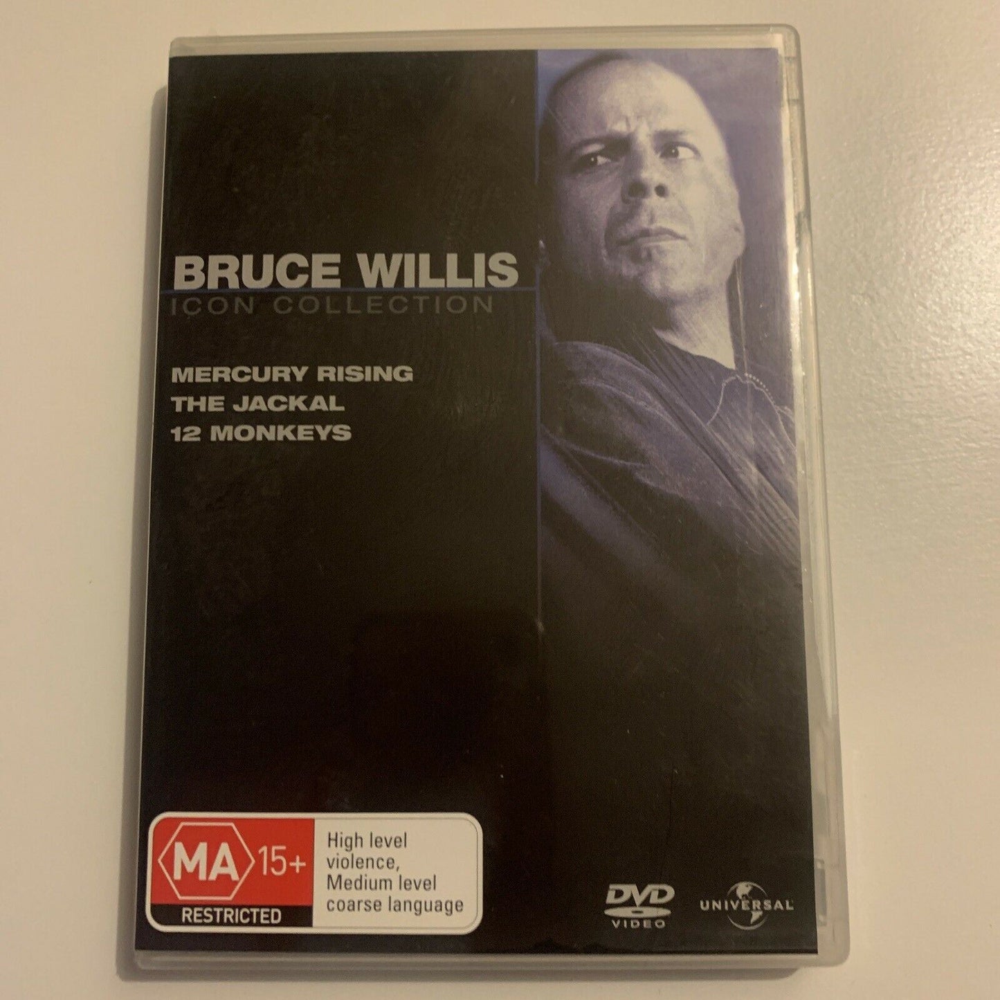 Bruce Willis: Mercury Rising / The Jackal / 12 Monkeys (DVD) Region 4&2