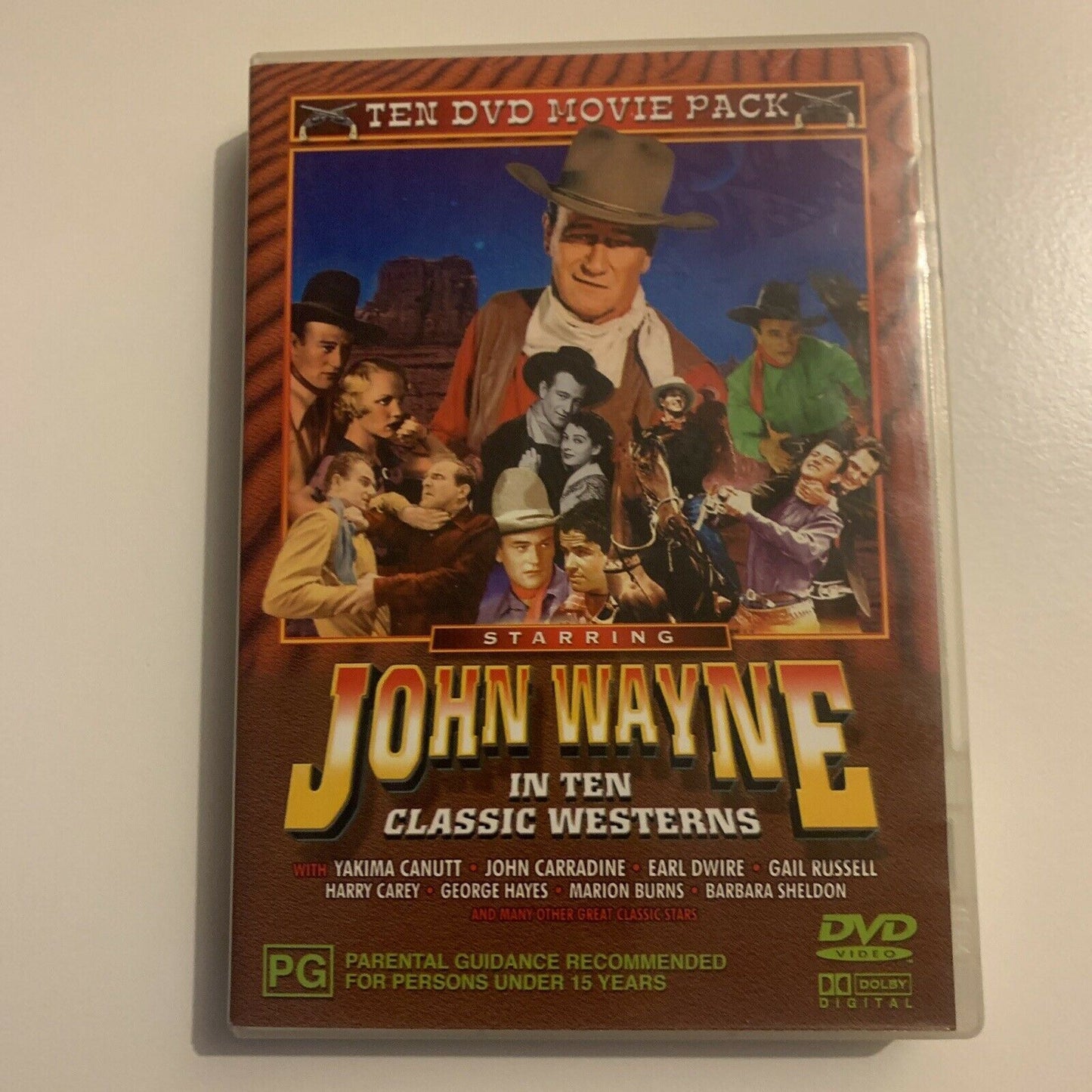 John Wayne - 10 Classic Westerns Movie DVD Box Set. All Regions