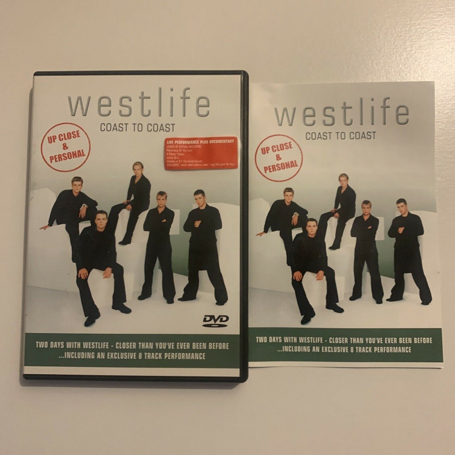 Westlife - Coast To Coast - Up Close & Personal (DVD, 2001) All Regions