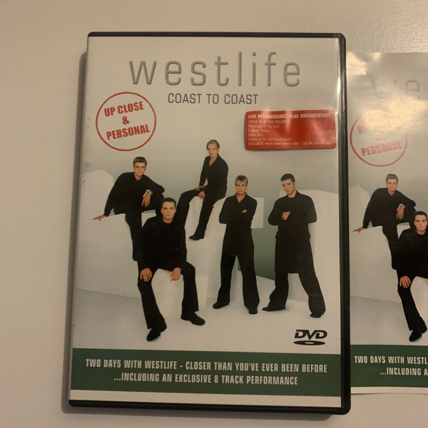 Westlife - Coast To Coast - Up Close & Personal (DVD, 2001) All Regions