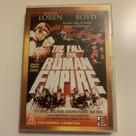 The Fall Of The Roman Empire (DVD, 1964) Sophie Loren, Stephen Boyd. All Regions