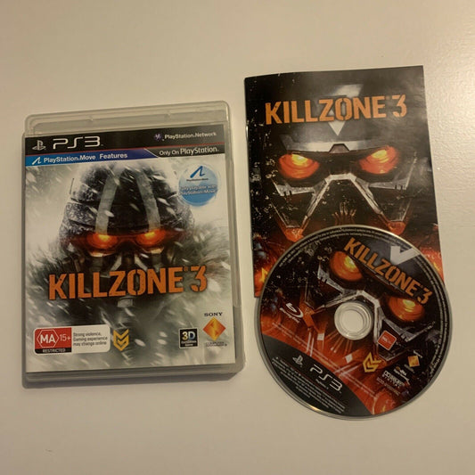 Killzone 3 PS3 Playstation 3 With Manual