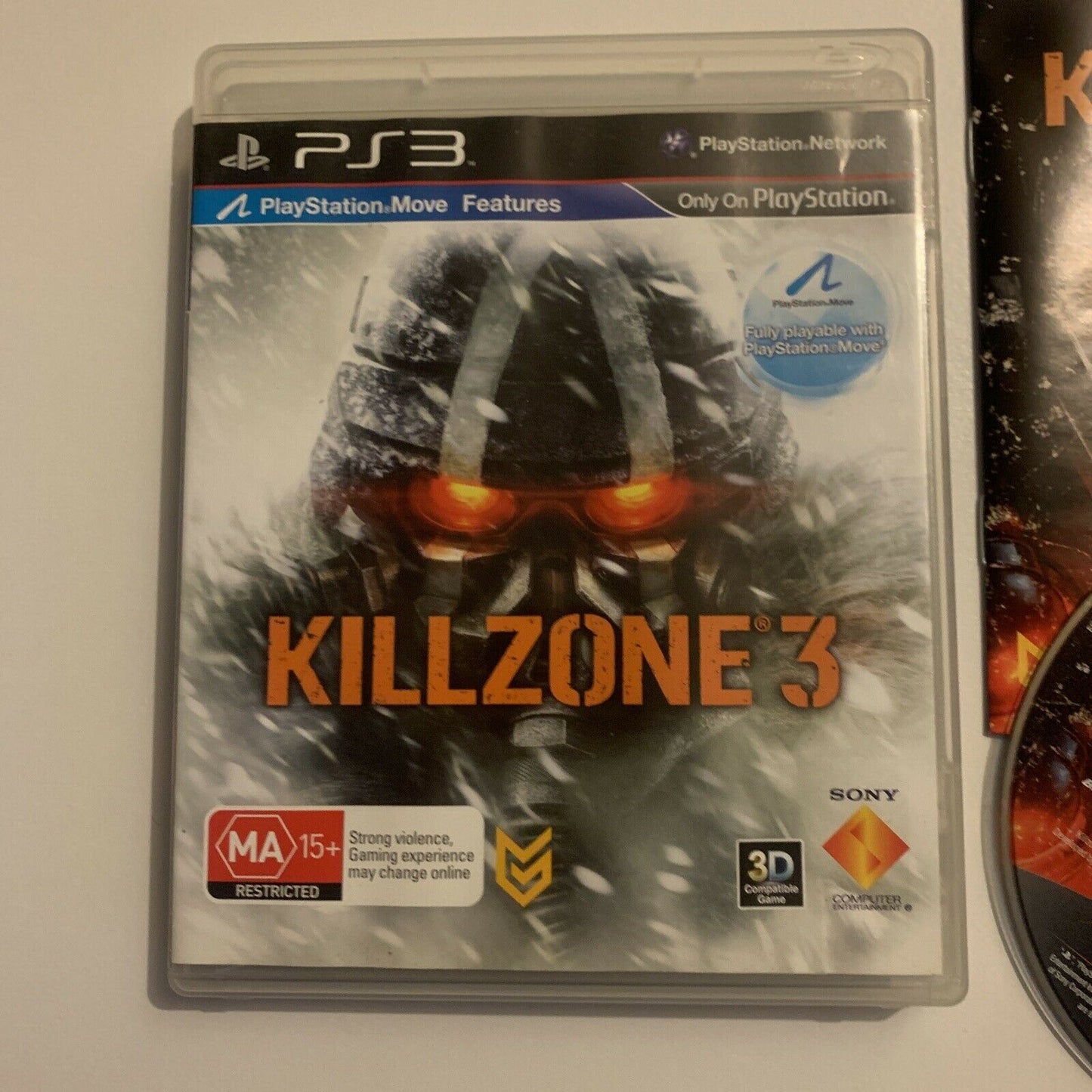 Killzone 3 PS3 Playstation 3 With Manual