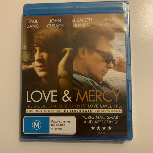 *New Sealed* Love & Mercy (Bluray, 2015) Brian Wilson Biopic Region B
