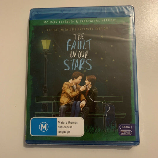 *New Sealed* The Fault In Our Stars (Blu-ray, 2014)  Ansel Elgort Region B