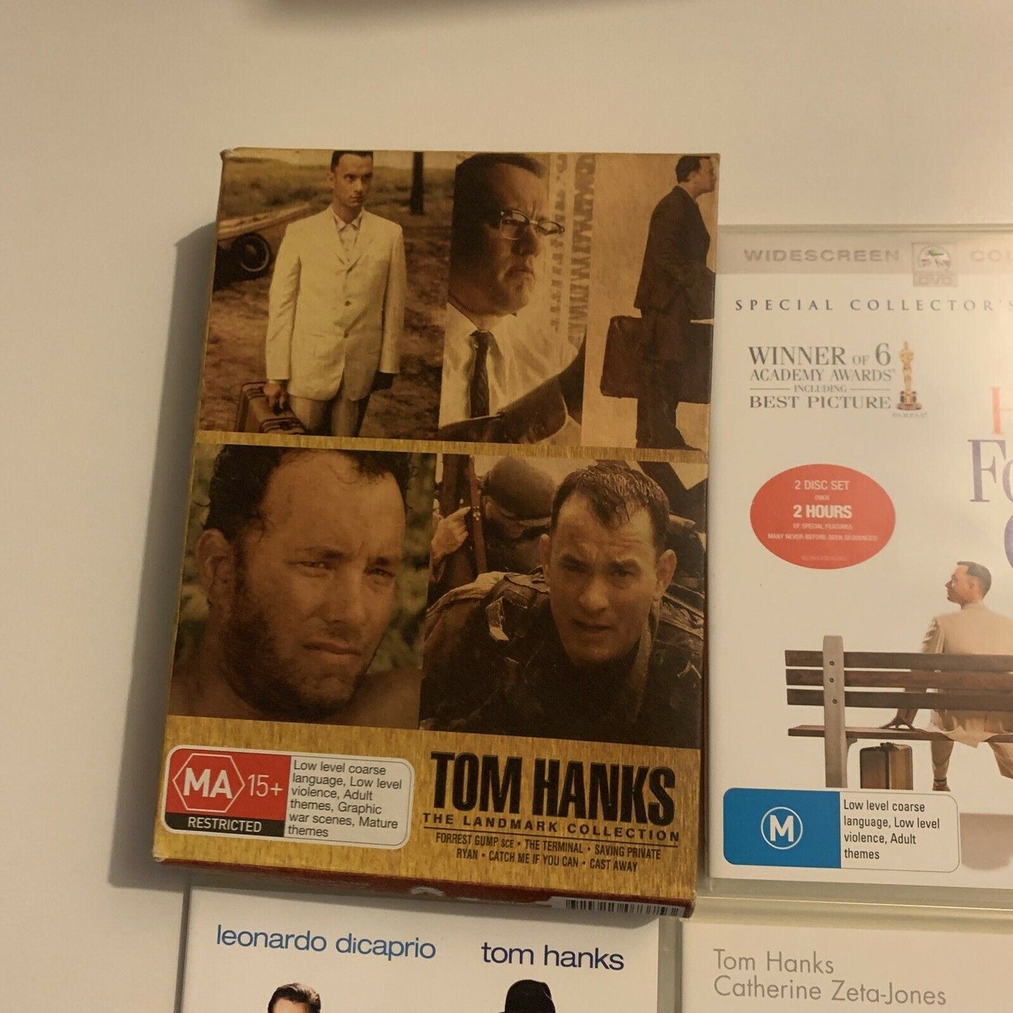 5 DVDs Tom Hanks Collection: Forrest Gump / Catch Me If You Can  / Terminal...