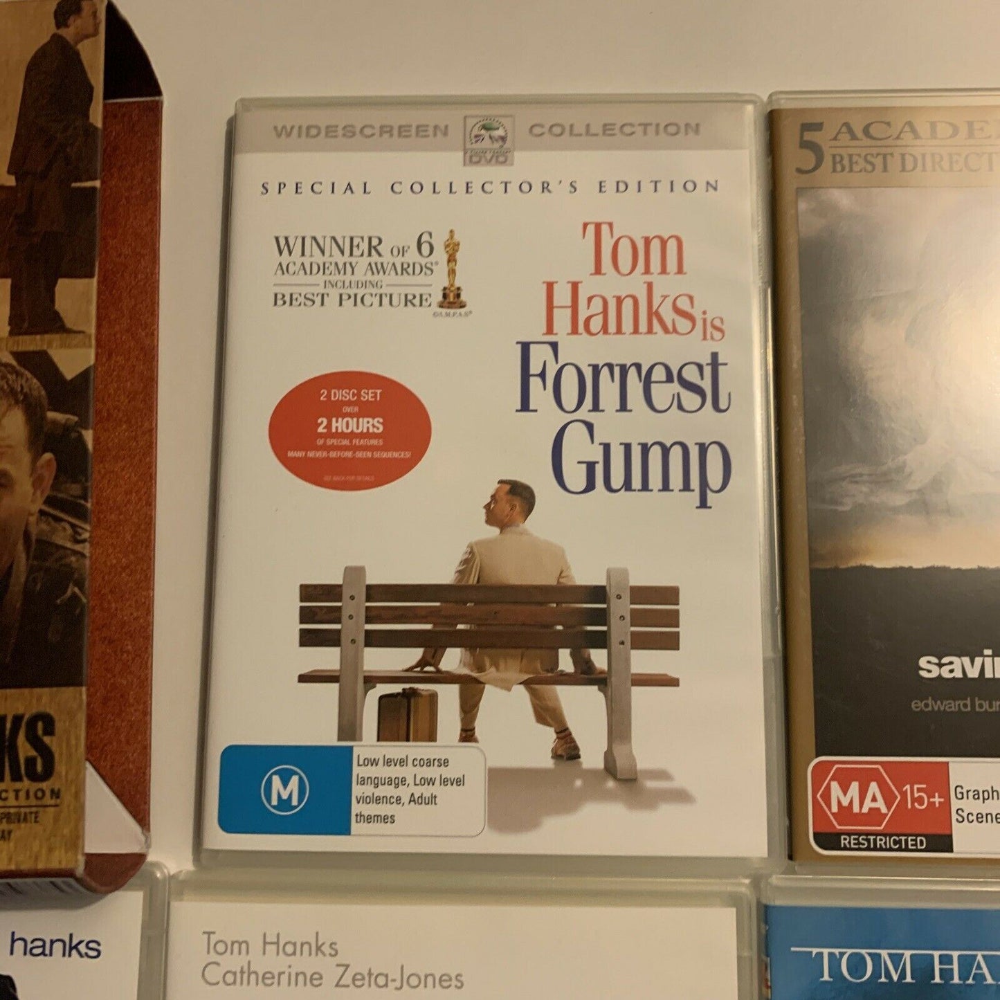 5 DVDs Tom Hanks Collection: Forrest Gump / Catch Me If You Can  / Terminal...