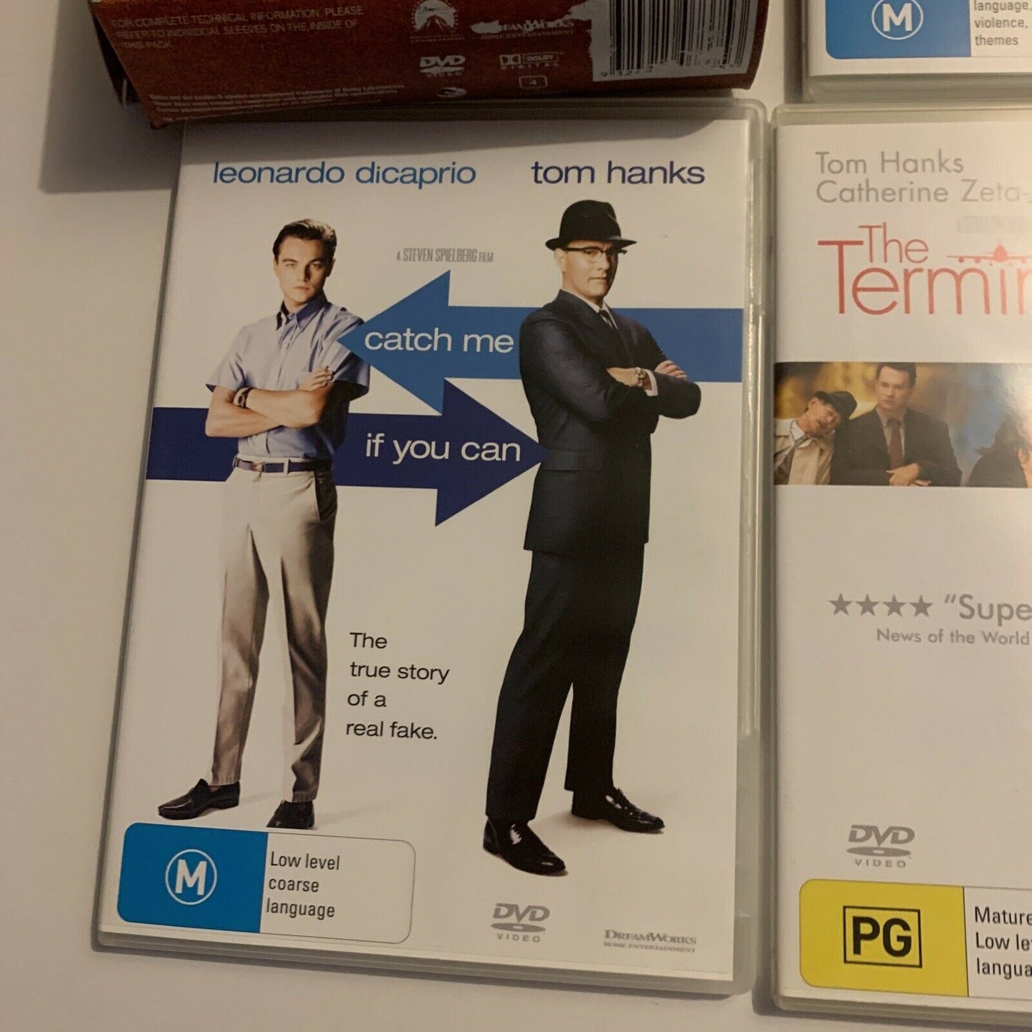 5 DVDs Tom Hanks Collection: Forrest Gump / Catch Me If You Can  / Terminal...