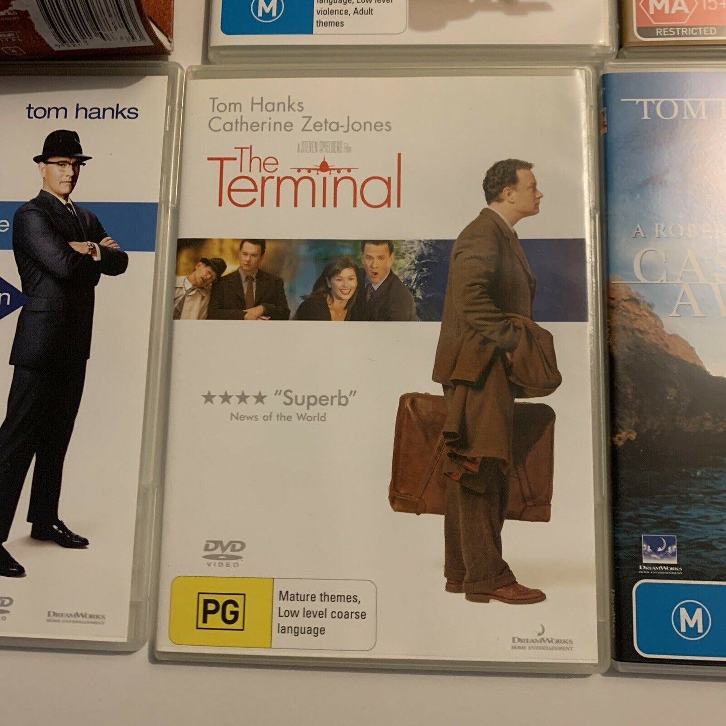 5 DVDs Tom Hanks Collection: Forrest Gump / Catch Me If You Can  / Terminal...