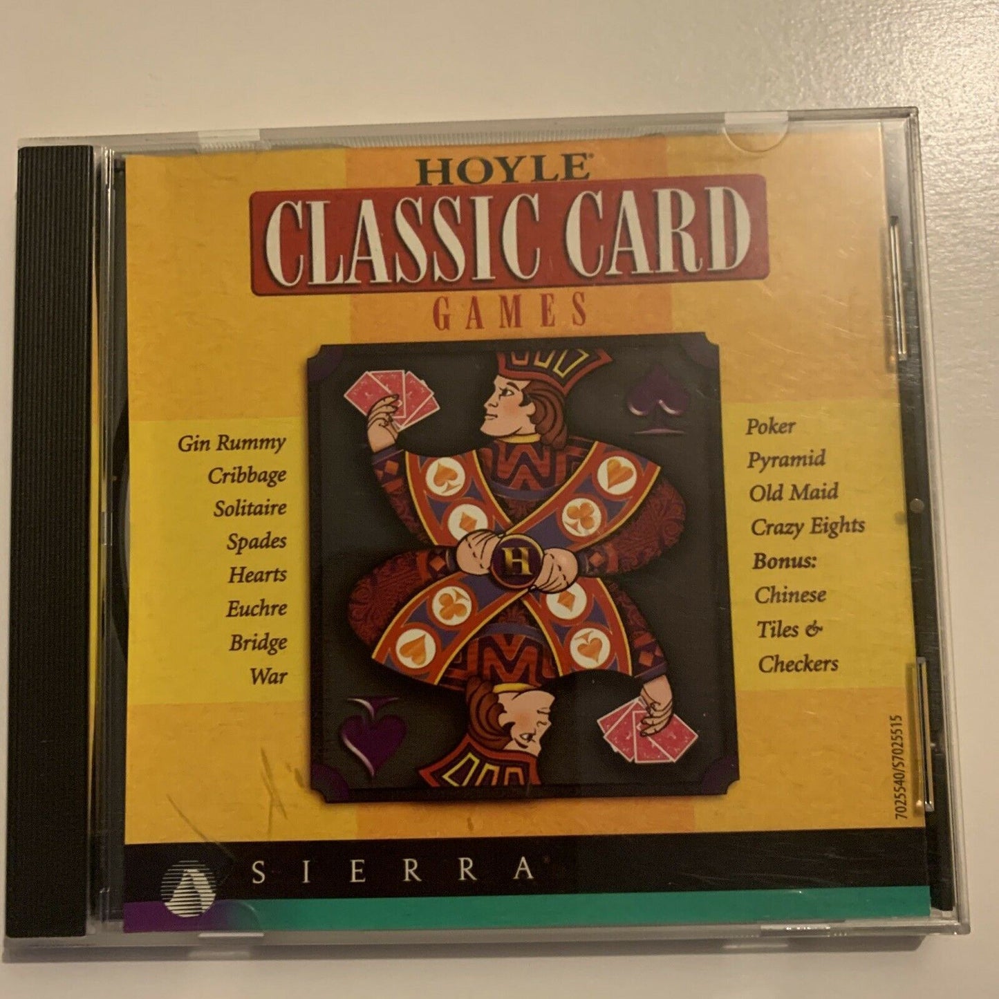 Hoyle Classic Card Games PC CDROM 1997 Sierra Online Windows 95