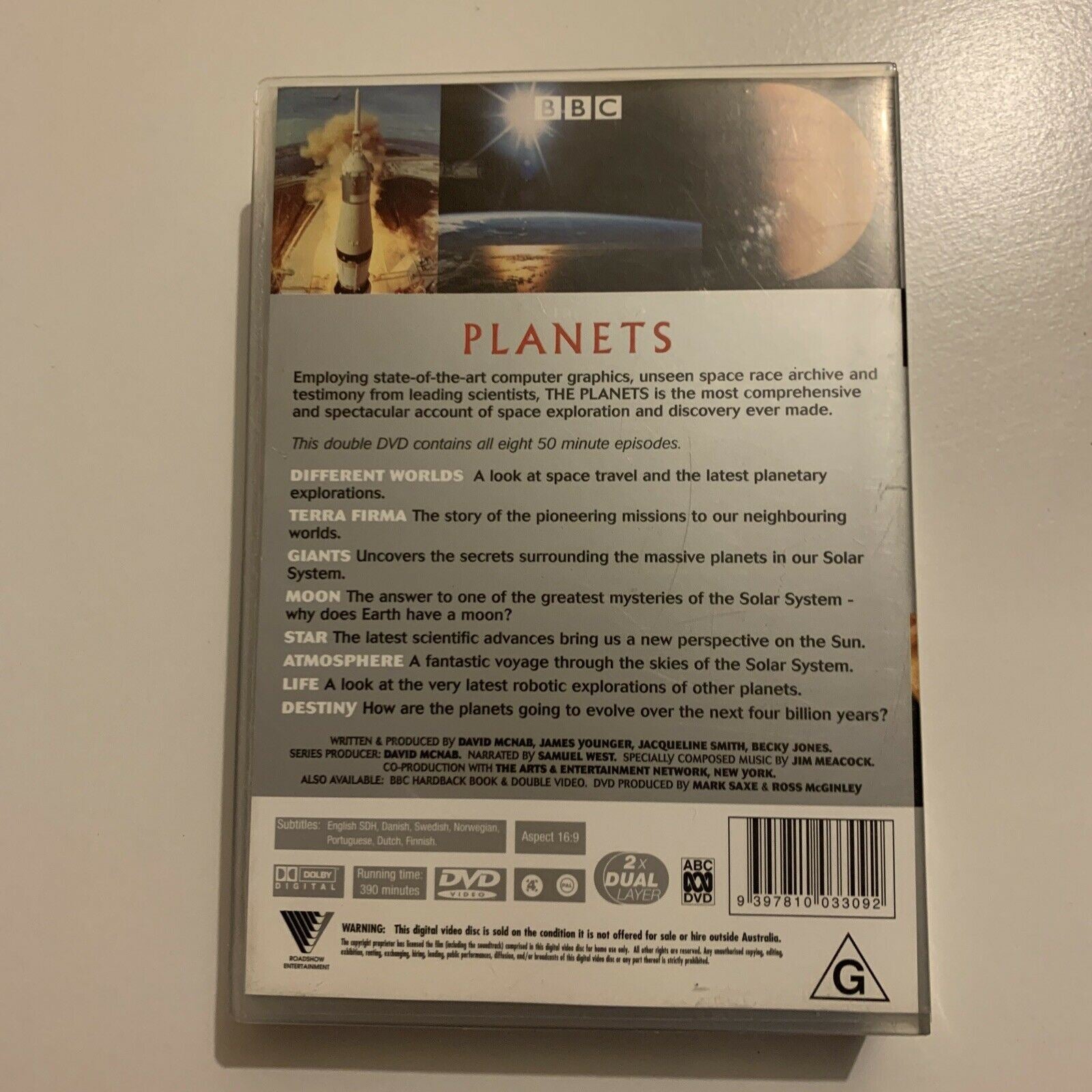 BBC: The Planets (DVD, 1999, 2-Disc) Samuel West. Region 4&2 – Retro Unit