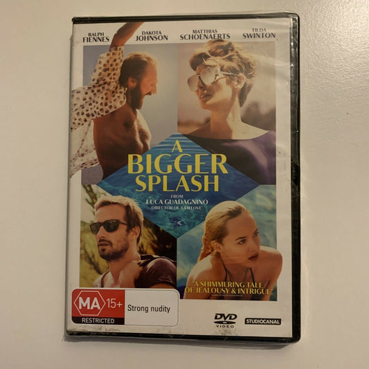 *New Sealed* A Bigger Splash (DVD, 2016) Ralph Fiennes Region 4