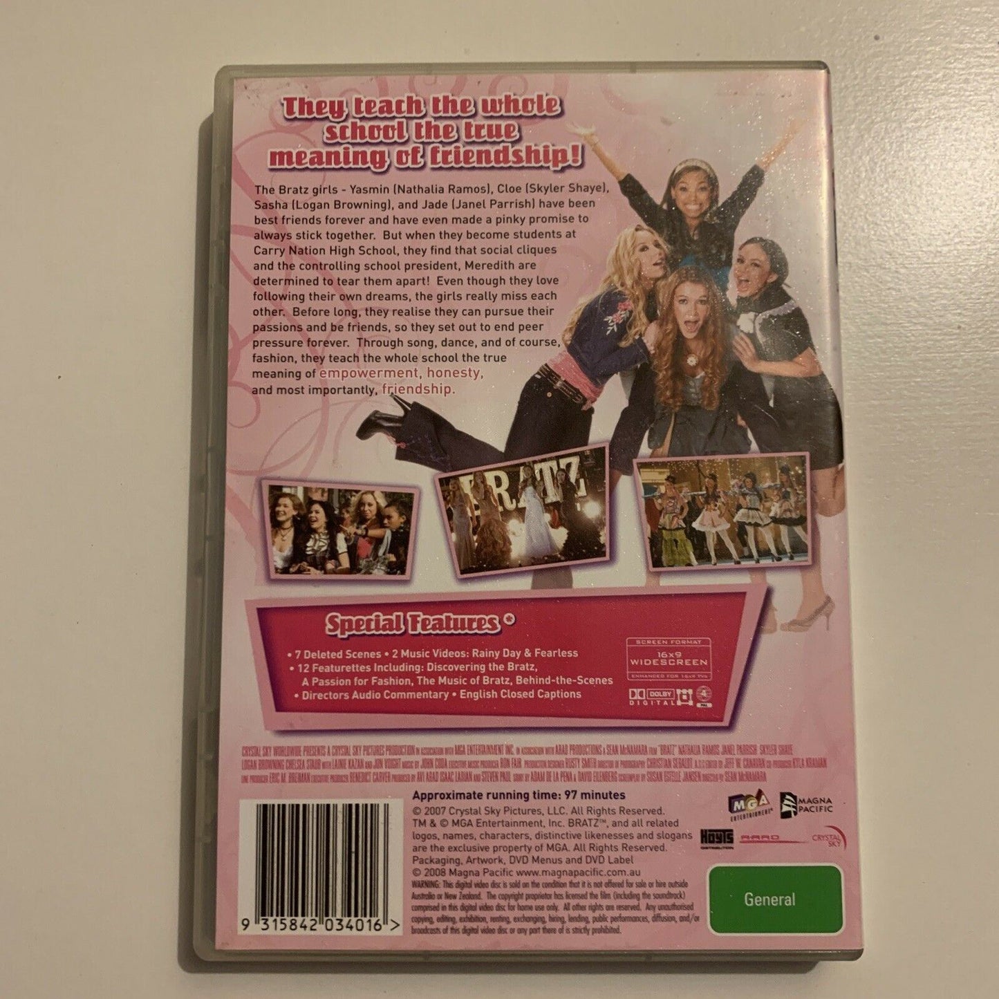 Bratz - The Movie (DVD, 2007) Region 4