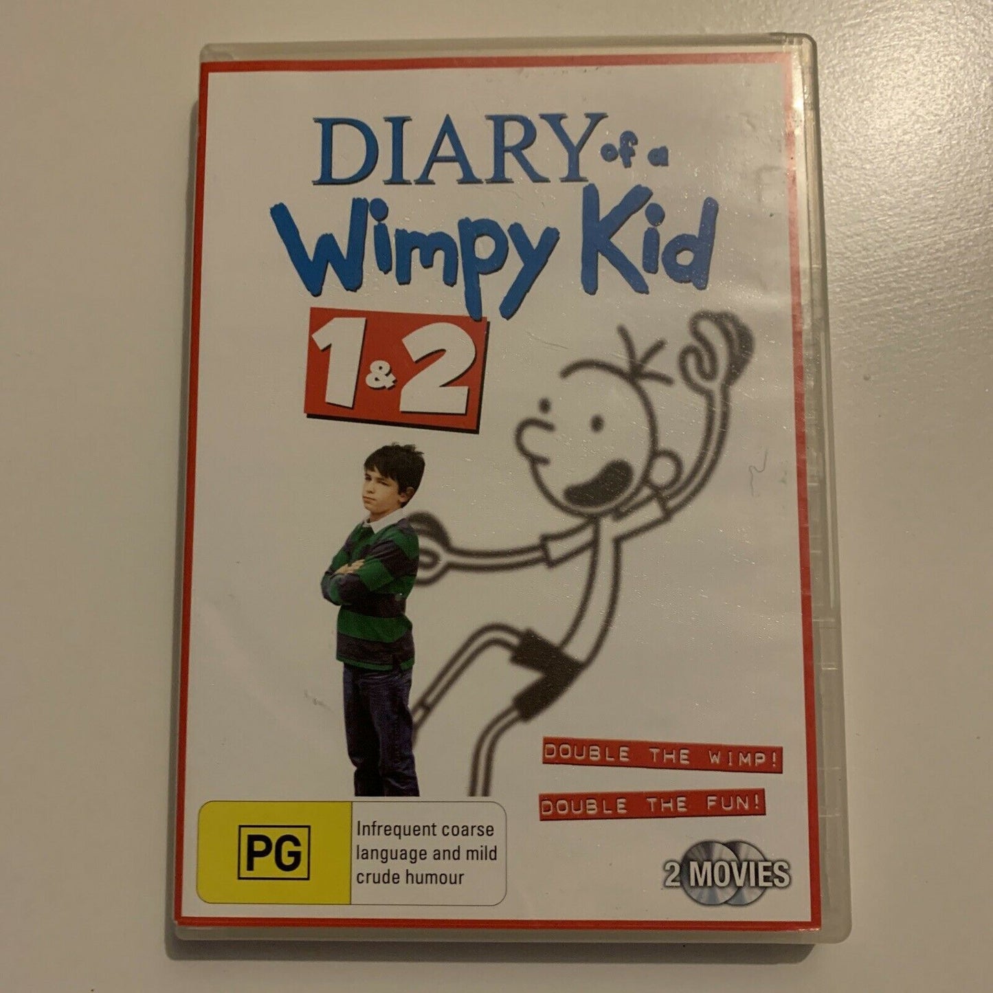 Diary Of A Wimpy Kid / Diary Of A Wimpy Kid 2 (DVD, 2011, 2-Disc) Region 4