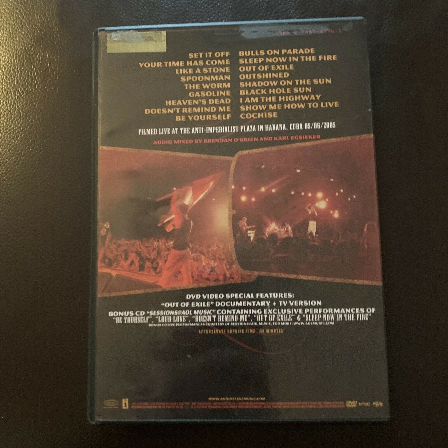 Audioslave - Live In Cuba (DVD, 2005, 2-Disc) All Regions