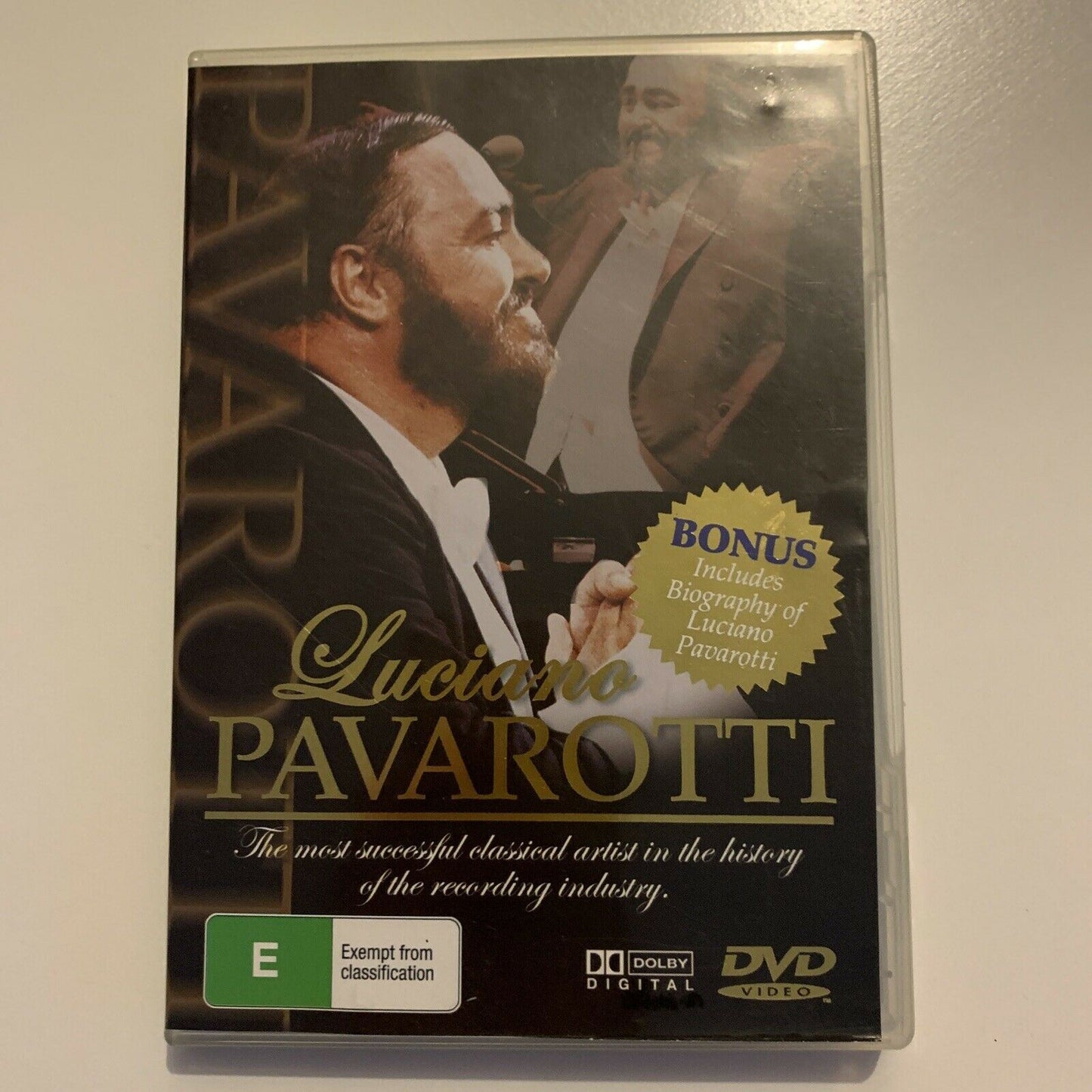 Luciano Pavarotti - Biography of Luciano Pavarotti (DVD, 2006)  All Regions