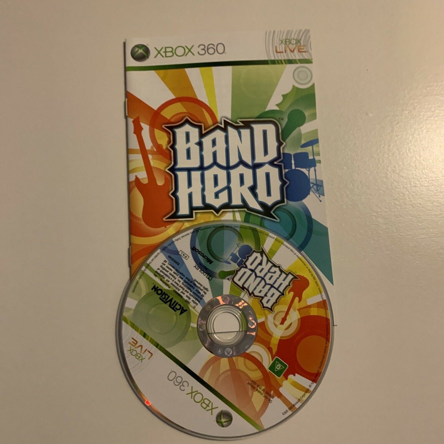 Band Hero (Xbox 360) PAL, With Manual
