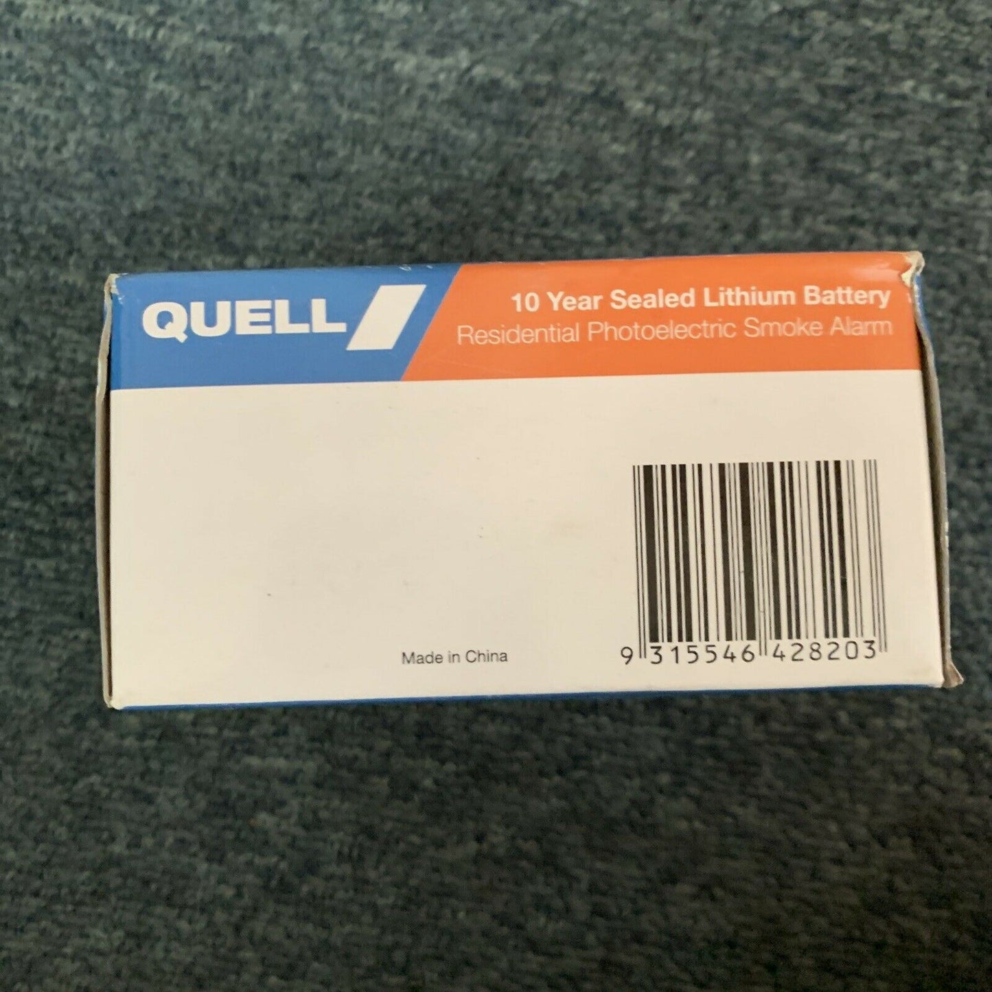 *New* Quell PHOTOELECTRIC SMOKE ALARM Sealed Lithium Battery, Test & Hush Button