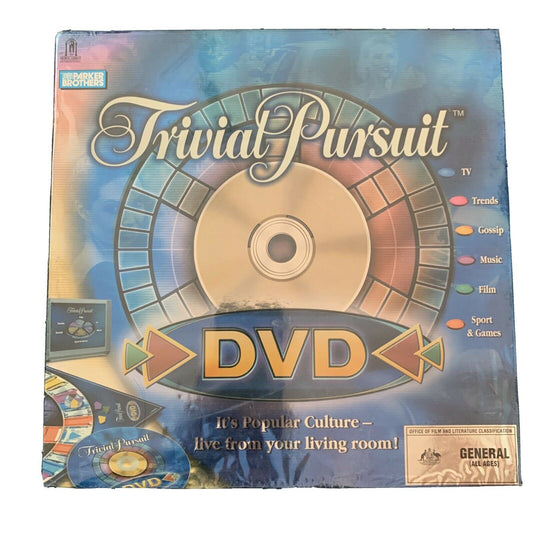*New Sealed* Trivial Pursuit DVD Board Game by Parker Brothers