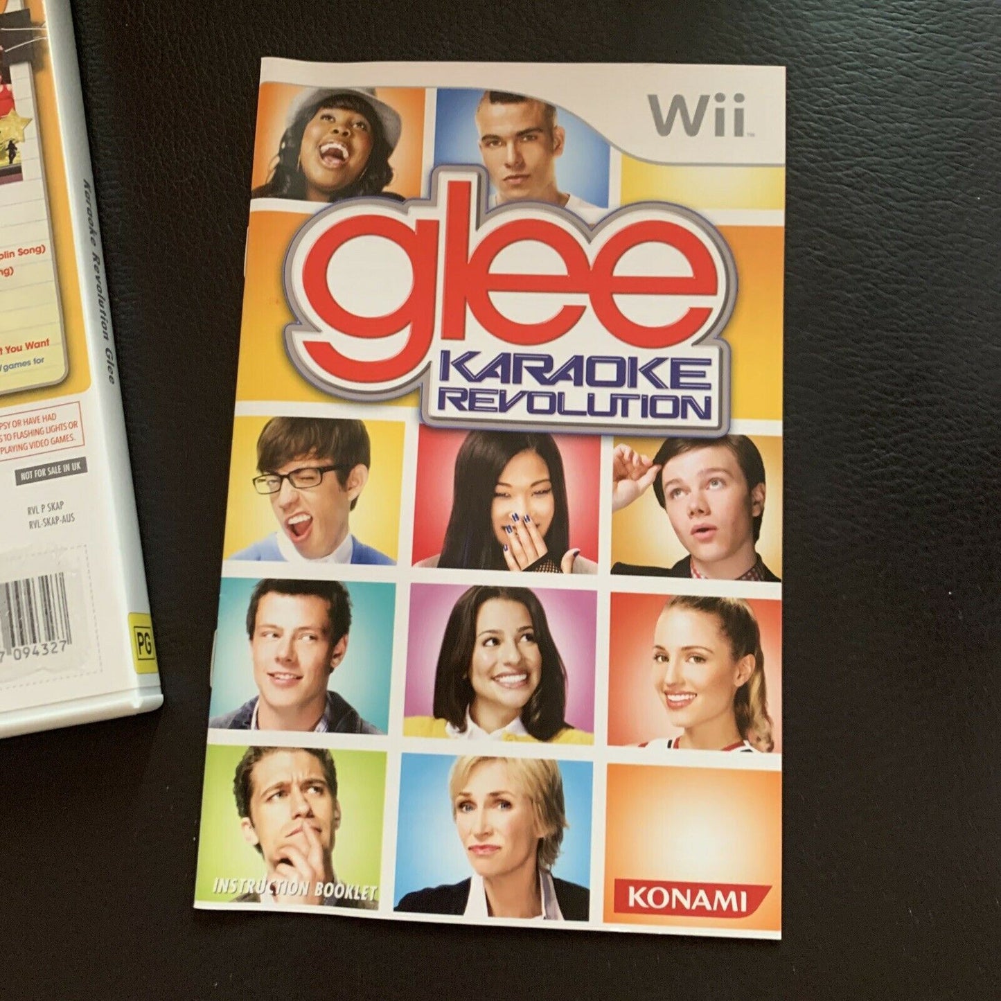 GLEE Karaoke Revolution Nintendo Wii PAL Game Wii U Compatible With Manual