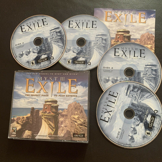 Myst III : Exile -  PC/Mac 4-Disc CDROM With Manual