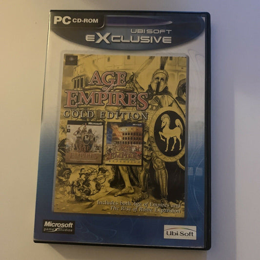 Age of Empires: Gold Edition 1998 PC CDROM Windows 95 98 Gold Edition