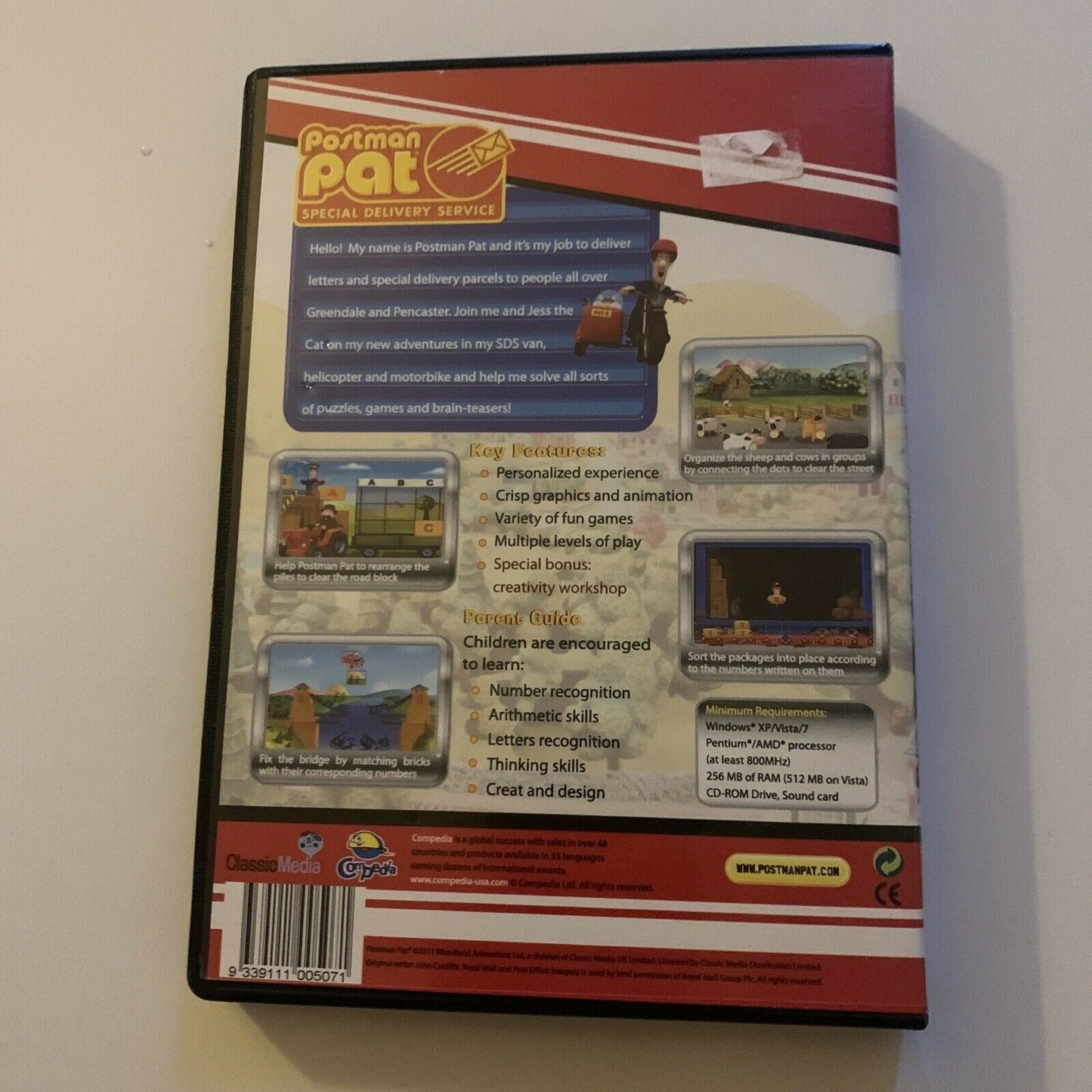 Postman Pat - Special Delivery Service PC CDROM Learning Video Game