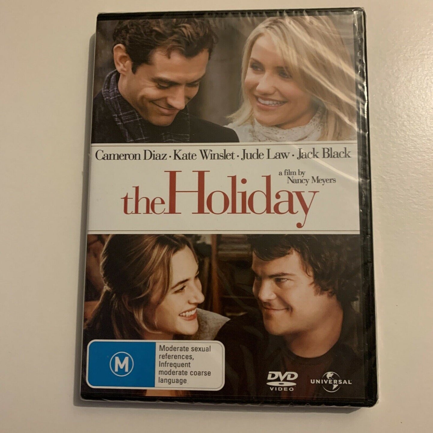 *New Sealed* The Holiday (DVD, 2007) Kate Winslet, Cameron Diaz. Region 4&2