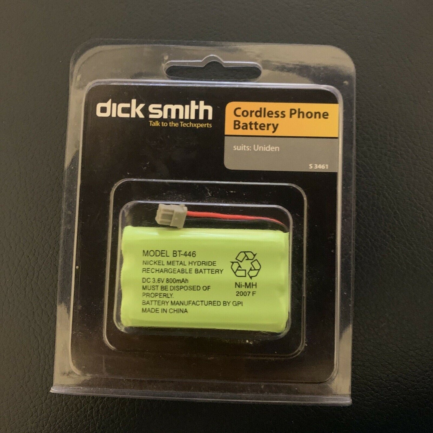 Dick Smith Cordless Phone Battery 3.6V NiMH For Uniden Cordless Phone