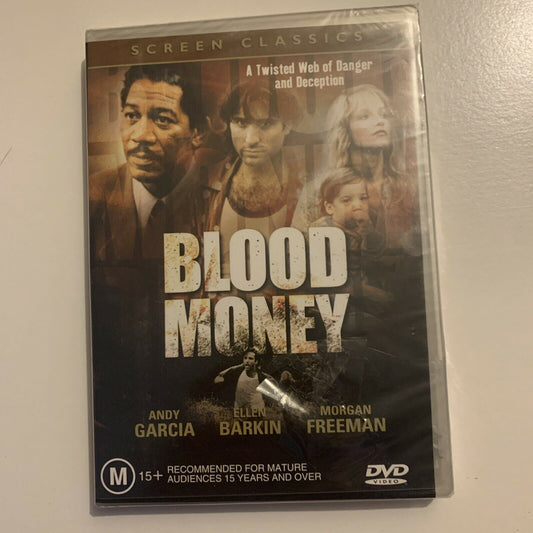 *New Sealed* Blood Money (DVD, 2004) - Morgan Freeman, Andy Garcia Region 4