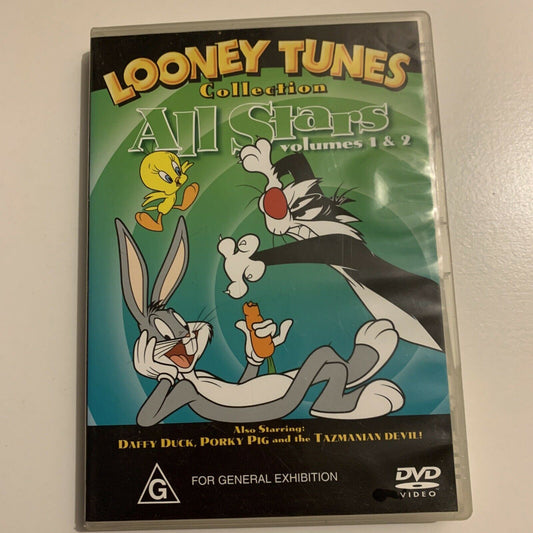 Looney Tunes Collection All Star - Volumes 1 & 2 (DVD, 2004, 2-Disc) Region 4&2
