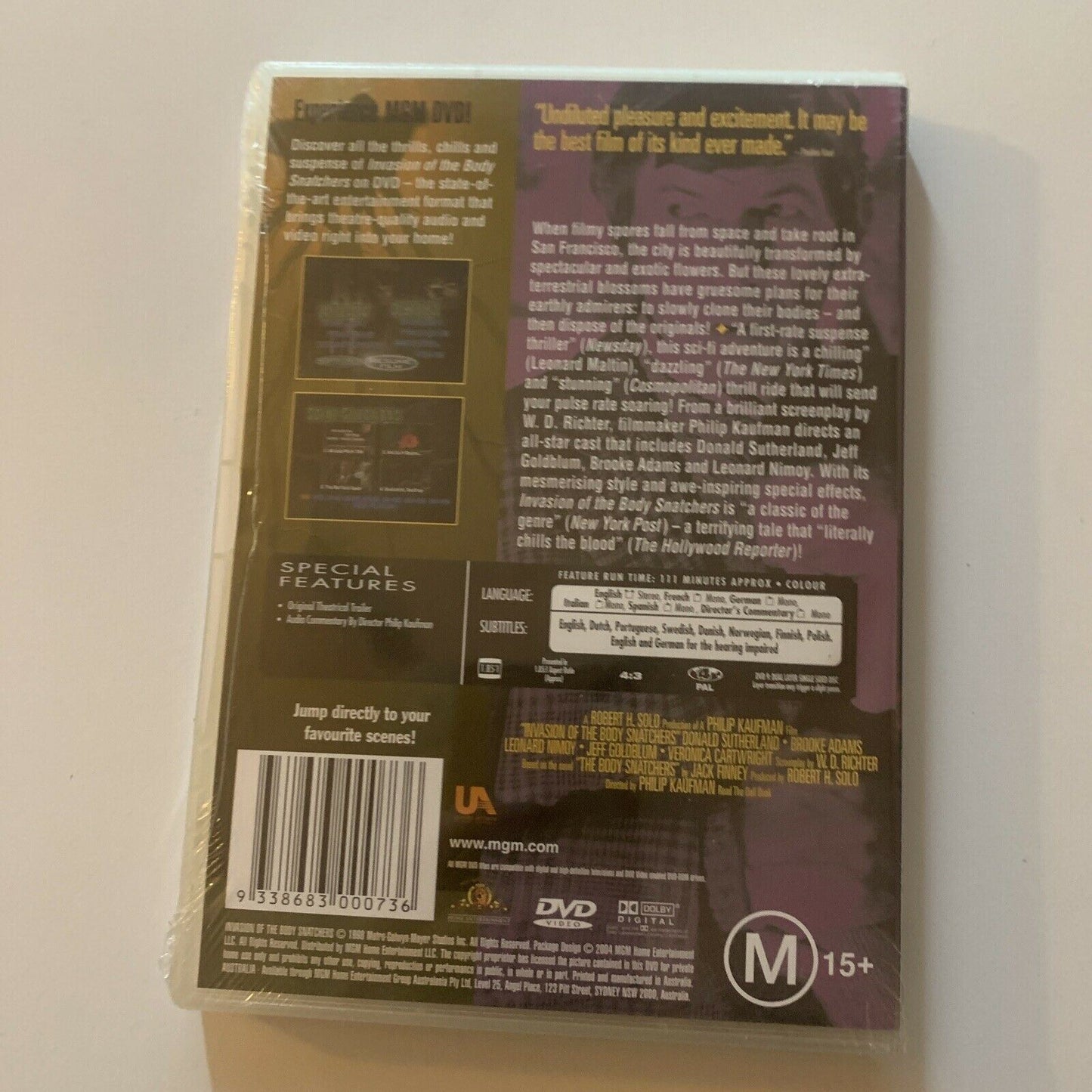 *New Sealed* Invasion Of The Body Snatchers (DVD, 1978) Region 4