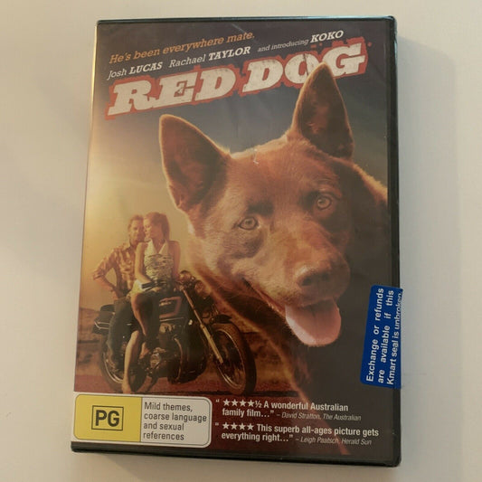 *New Sealed* Red Dog (DVD, 2011)  Bill Hunter, Josh Lucas Region 4