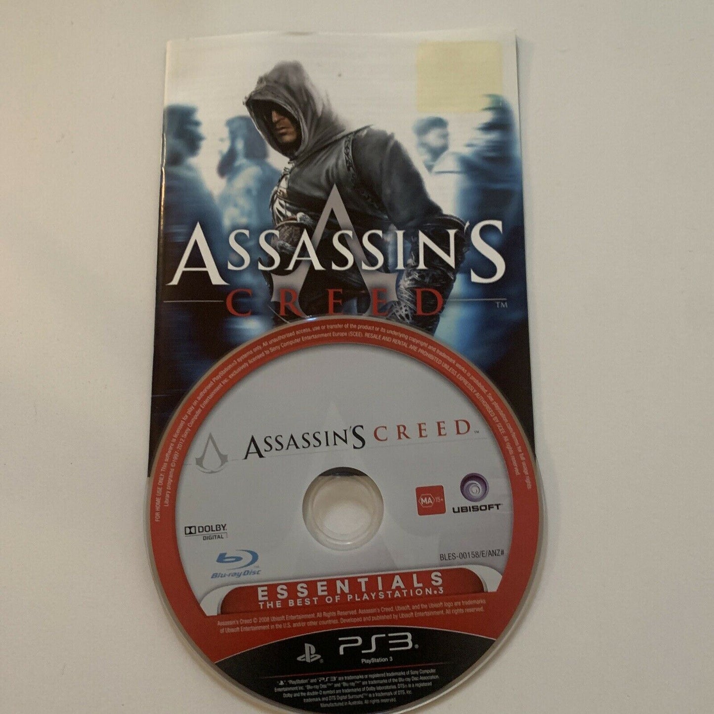 Assassin's Creed PS3 Playstation 3 Complete With Manual PAL