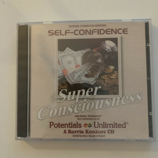 *New Sealed* Super Consciousness: Self-Confidence - Self Hypnosis CD