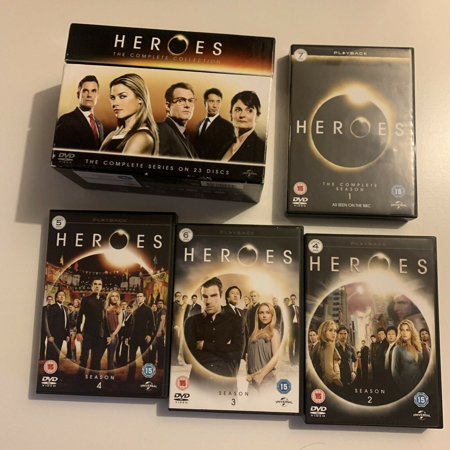 Heroes - The Complete Series Collection (DVD, 2010, 23-Disc) Region 4&2