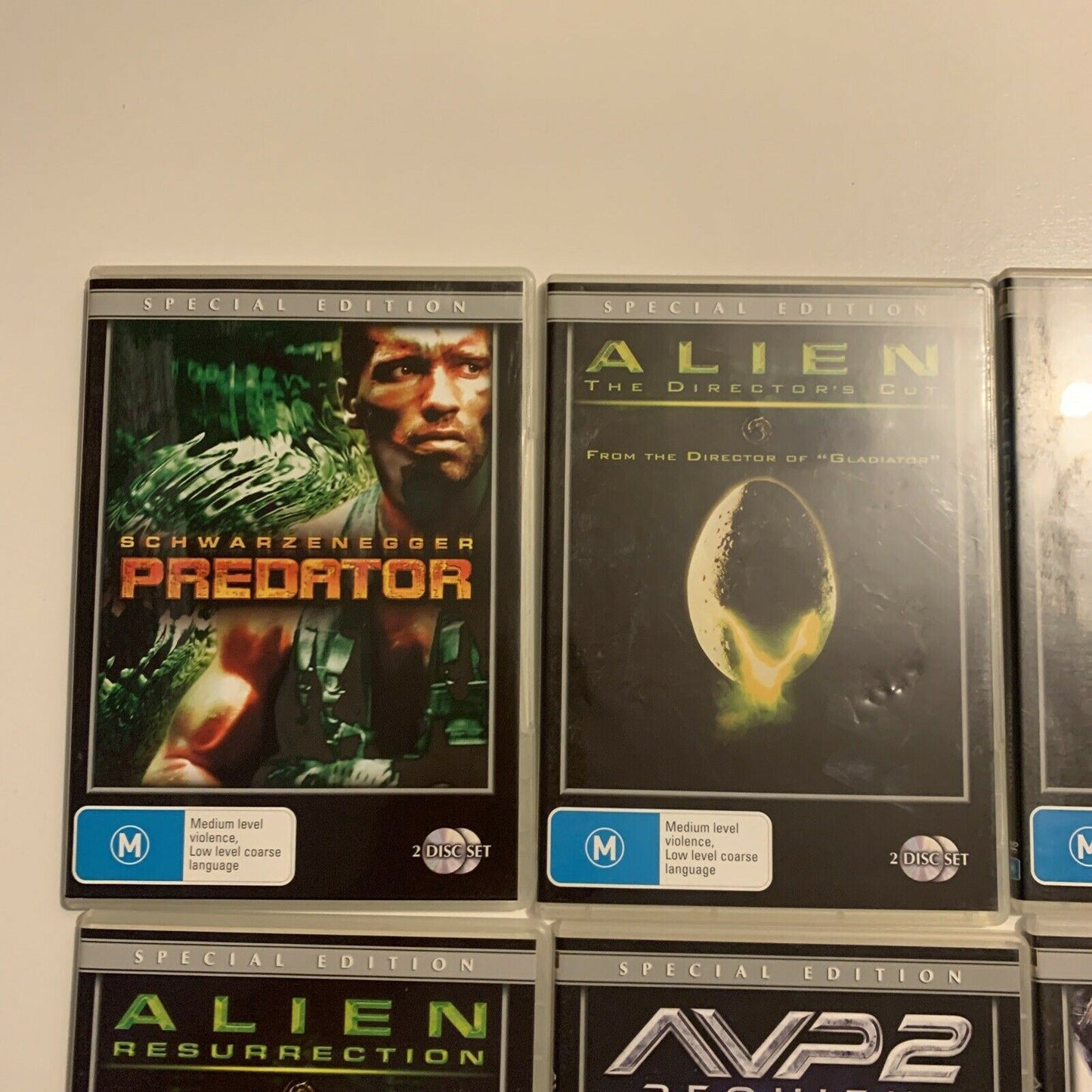 6x Predator & Aliens Movie Special Edition 12-Disc Region 4&2