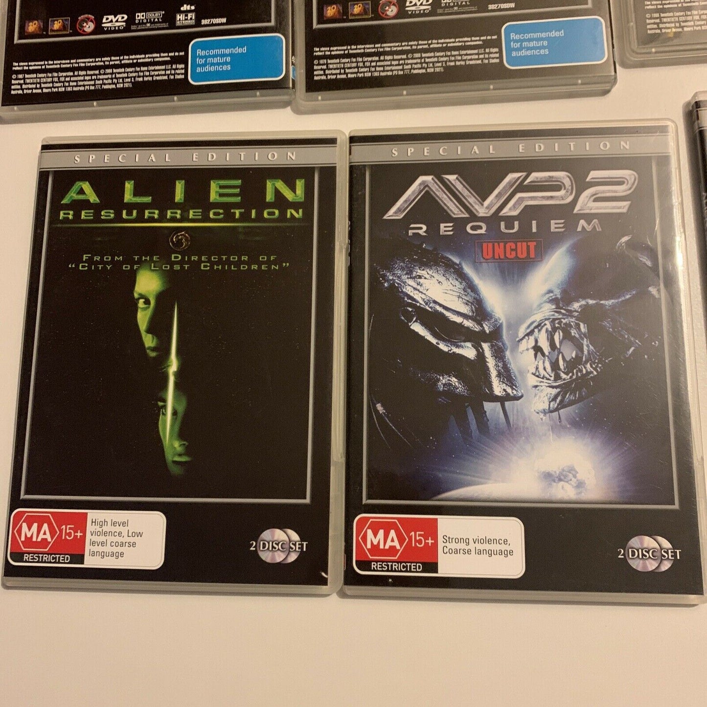 6x Predator & Aliens Movie Special Edition 12-Disc Region 4&2