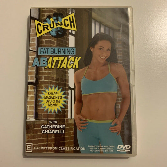 Crunch Fat Burning Ab Attack (DVD, 2006) Catherine Chiarelli. All Regions