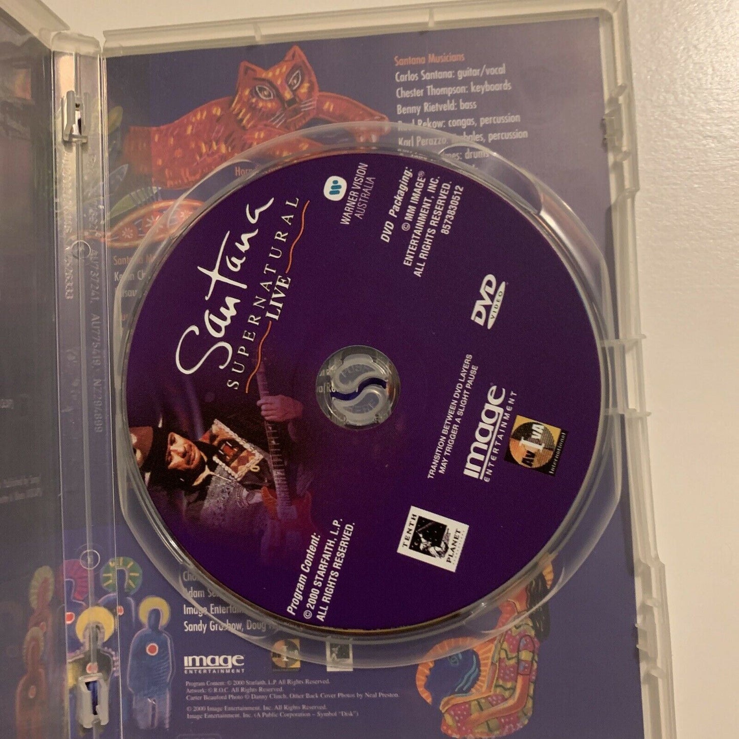 Santana - Supernatural Live (DVD, 2000) Region 4&2