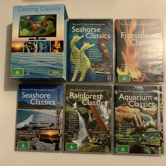 Calming Classics (DVD, 2015, 5-Disc) All Regions