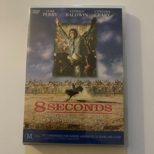 *New Sealed* 8 Seconds (DVD, 1994) Luke Perry, Stephen Baldwin Region 4