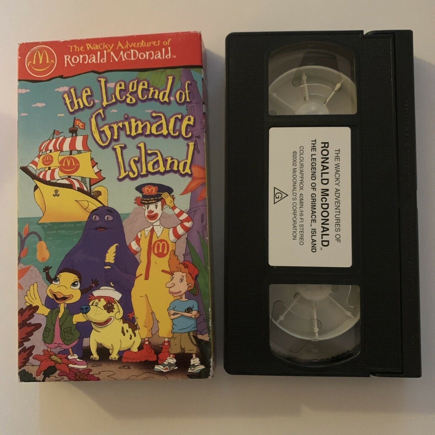 McDonalds Promotional Item: The Wacky Adventures Of Ronald McDonald (VHS, 2002)