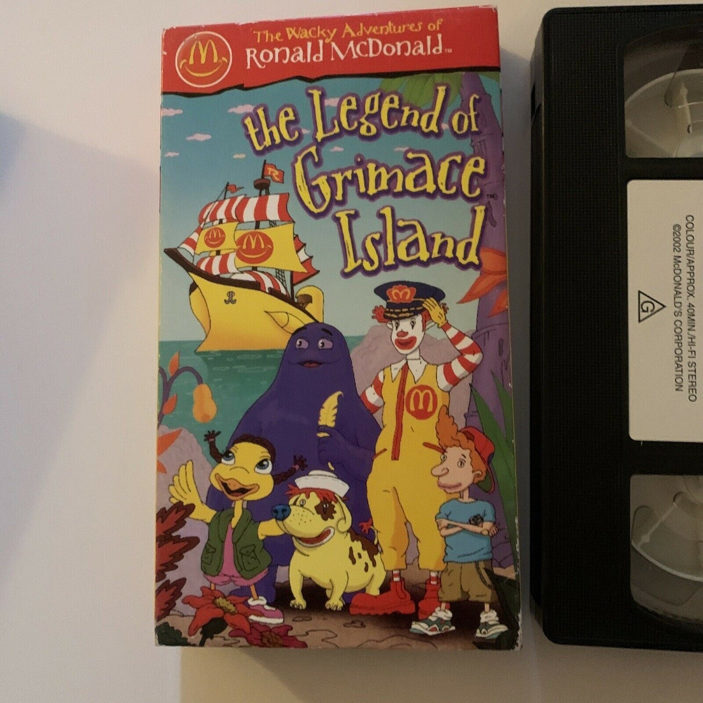 McDonalds Promotional Item: The Wacky Adventures Of Ronald McDonald (VHS, 2002)