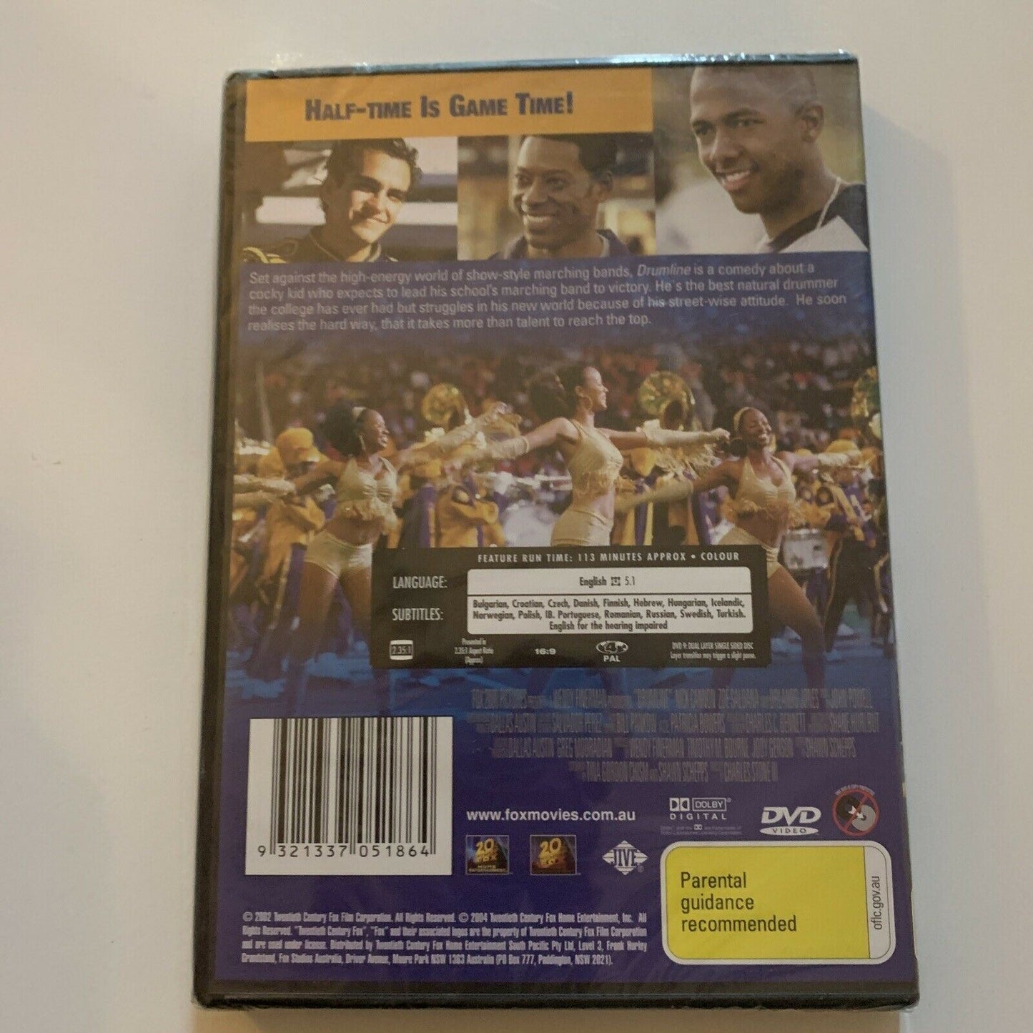 *New Sealed* Drumline (DVD, 2006)  Afemo Omilami, Angela E. Gibbs Region 4