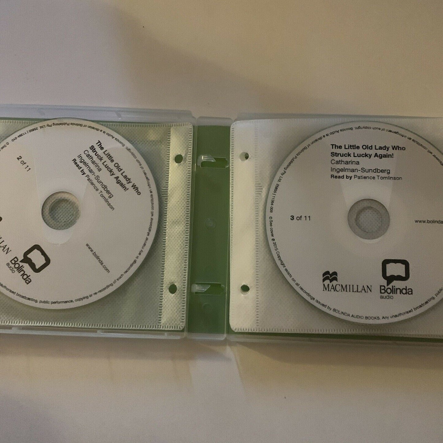The Little Old Lady Who Struck Lucky Again! (Audio Book CD, 2014, 11-Disc)